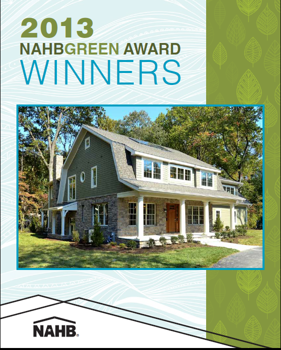 2013 National Association of Home Builders' Green Awards
