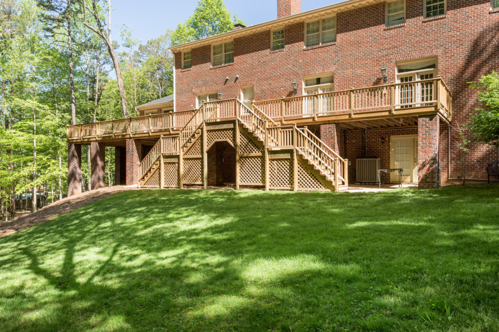 Residential home remodeling project showing structural updates to an existing home